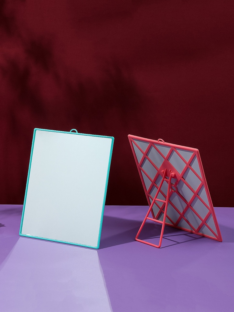 8 5 inch Rectangle Grid Mirror