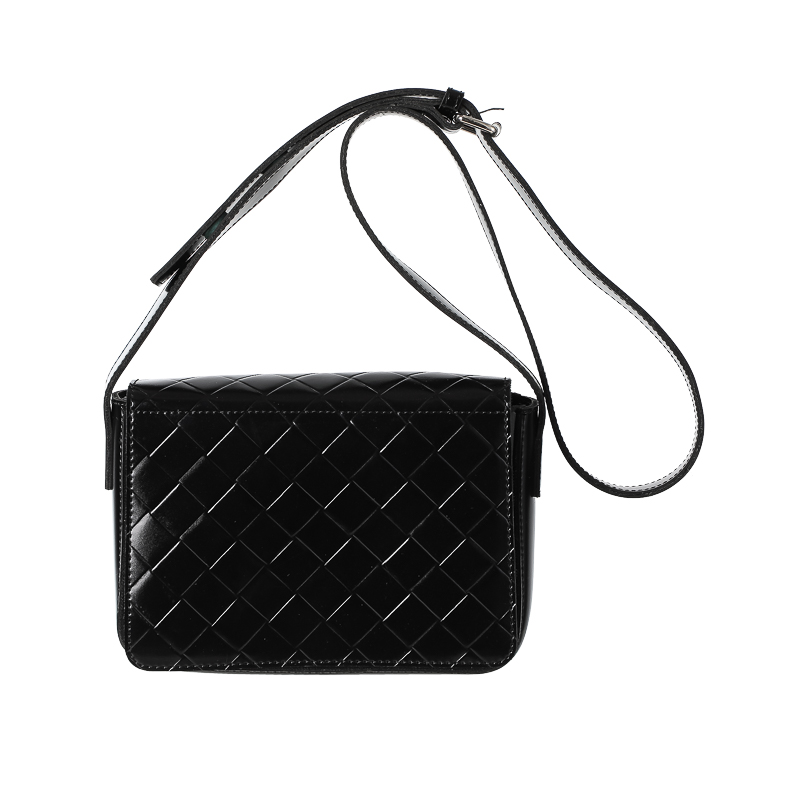Rhomboid Crossbody Bag Black