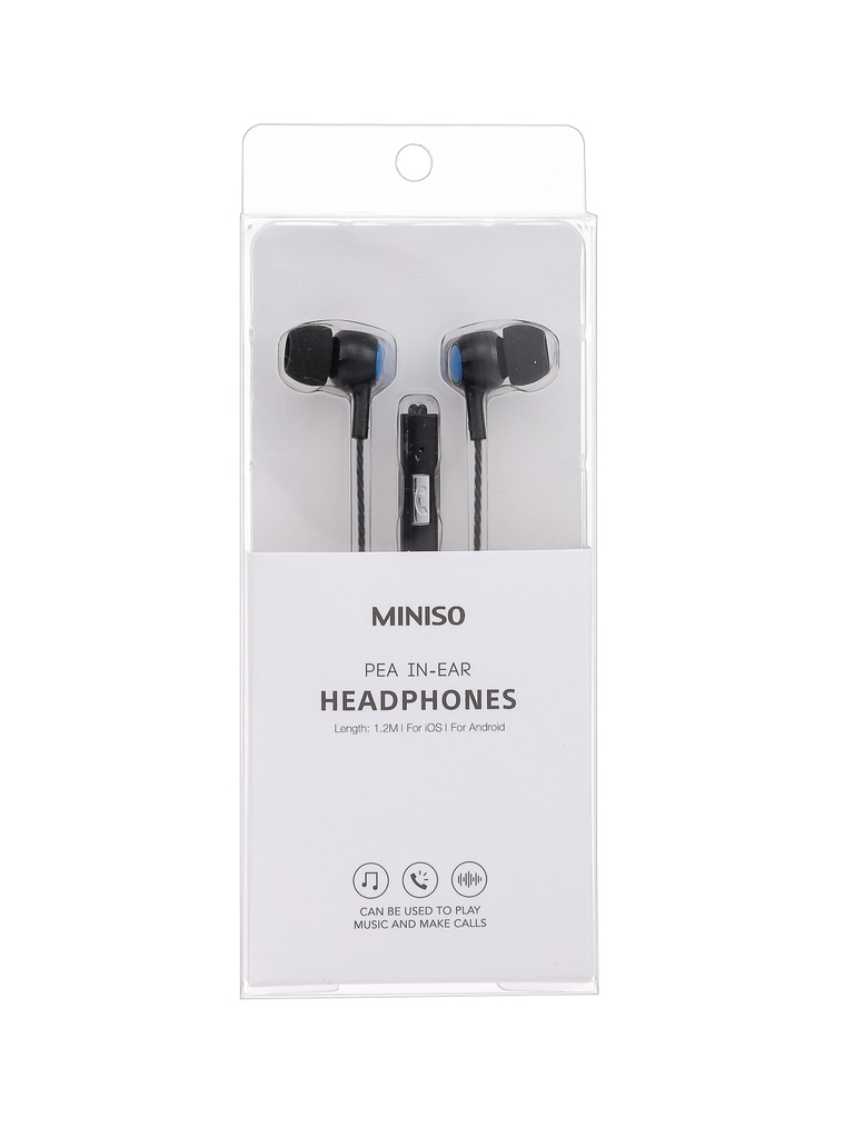 Pea In ear Headphones Model SE383 Black Blue