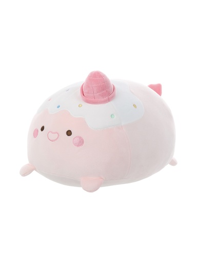 [Yummy Yummy Food Series Strawberry Plush Toy Pink (Moveforward)] Yummy Yummy Food Series Strawberry Plush Toy Pink