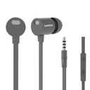 METALLIC IN EAR HEADPHONES GREY