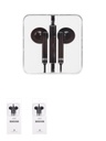 Wire Control In ear Earphones with Mic Black Model
